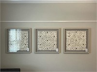 3PC FRAMED WALL ART