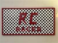 FRAMED RACER WALL DECO