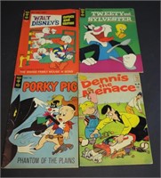 Disney, WB, Dennis The Menace (4) Comic Lot