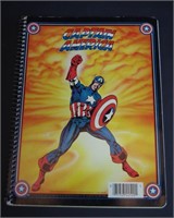 Captain America Spiral Notebook