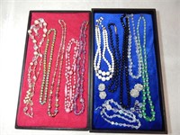 Lot Vintage Costume Jewelry Necklaces #1