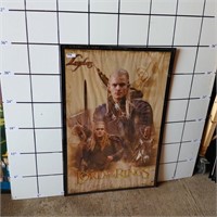 Lord of the Rings Framed Moviw Poster