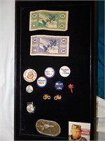 Vintage US Military Money, Campaign Pinback Button
