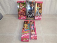 Lot of Vintage Barbie Dolls In Boxes