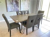 7PC DINING TABLE W/ CHAIRS