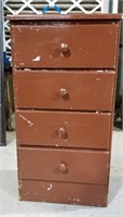 Small chest of drawers, 4 drawers, some wear