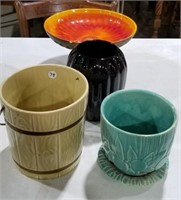 Pottery Planters, McCoy, Hull