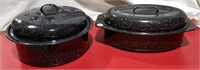 Granite roasters with lids (2)