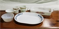 Corelle, Fire King  Dishes, cups