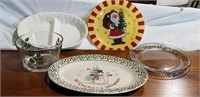 Christmas plates & dishes