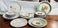Plates - various patterns & makers