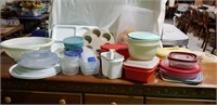 Plastic storage & microwave cooking items