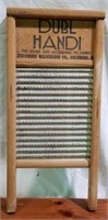 Dubl Handi Wash Board, metal panel