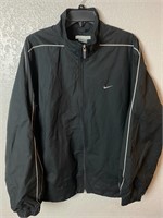 Vintage Nike Black Full Zip Windbreaker Jacket