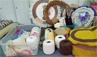 Yarn, thread, craft items, handwork supplies