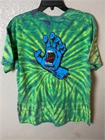 Santa Cruz Skateboards Tie Dye Graphic Shirt