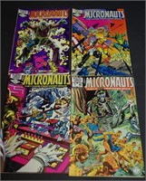 The Micronauts (4) Comic Lot VI
