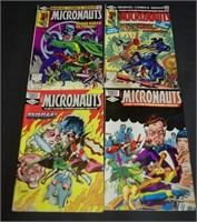 The Micronauts (4) Comic Lot V