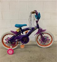 Little Girls Tinker Bell Bike with Training Wheels