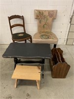 Group of Vintage Misc Furniture