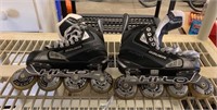 Pair-Bauer Hi-Lo Vapor Roller Blades Size 4