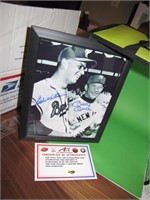 Mickey Mantle / Eddie Matthews Signed Photo 8 x 10