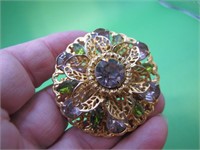 Ornate Vintage Brooch Pin
