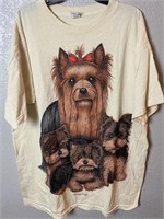 Vintage Yorkshire Terrier Graphic Dog Breed Shirt