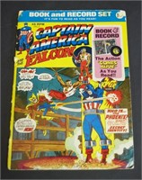 Captain America Book and Record Set