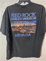Harley Davidson Red Rock Dealer Shirt