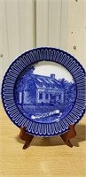 Flow Blue Collector Plate, Royal Doulton