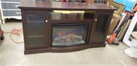 Fireplace heater tv stand 5ft long 17in deep