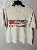Vintage CCCP Soviet Union Russia Pepsi USA Shirt