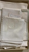 Misc Box Hand Embroidery Linens