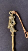 Whimsical English Nymph Brass Fork
