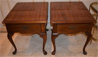 Thomasville Duncan Phyfe Style Lamp Tables