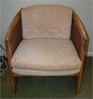 Cane Sided Arm Chair