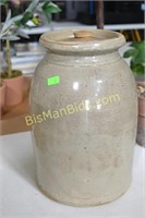 Stoneware Jar w/ Lid