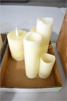 Small lot of Flameless Candles