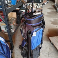 Set Golf Clubs and Bag Left Handed