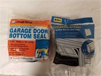 Garage door weather seals