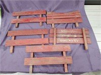 5pcs of wood to a western Flyer Wagon