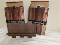 2 - New Rustic Shelves in original box