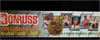 1991 Donruss baseball cards & puzzle