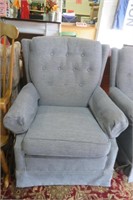 Upholstered Rocking Swivel Berne Chair VGC
