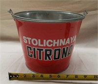 Stolichnaya Citrona beer bucket