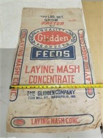 Glidden Feeds Laying Mash feed sack