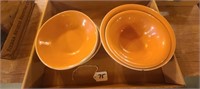 Harkerware Bowls Orange -Oven and Dishwasher Proof