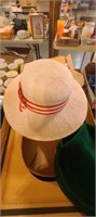 Red + White Womens Hat, Green Hat