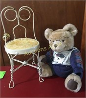 Collectable Bear w/ Chair